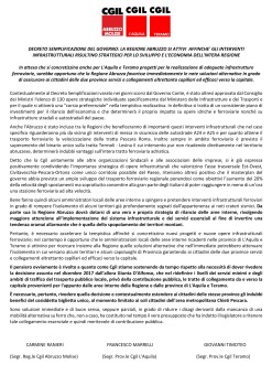 DECRETO SEMPLIFICAZIONE DEL GOVERNO